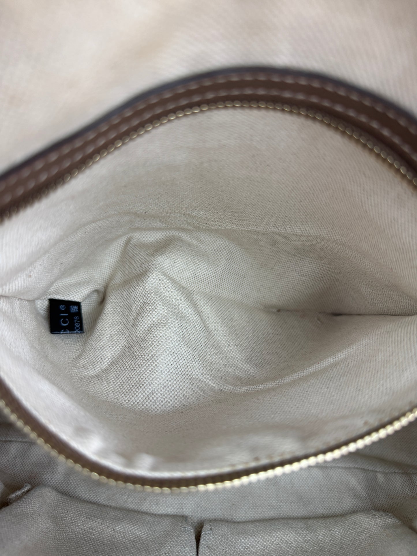 GUCCI Nice Dome GG Supreme Coated canvas Brown