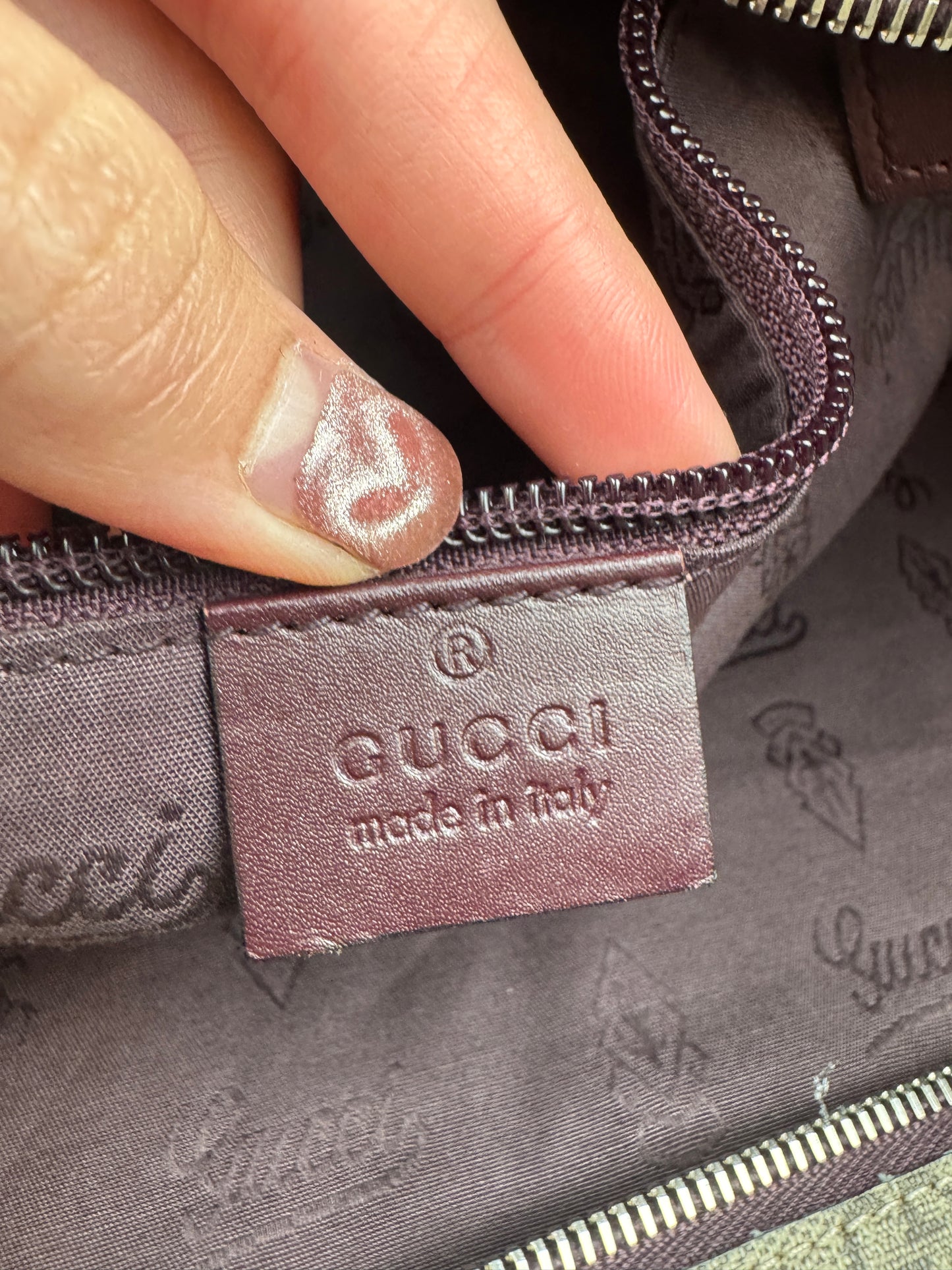 Gucci Tote Large GG Coated Canvas