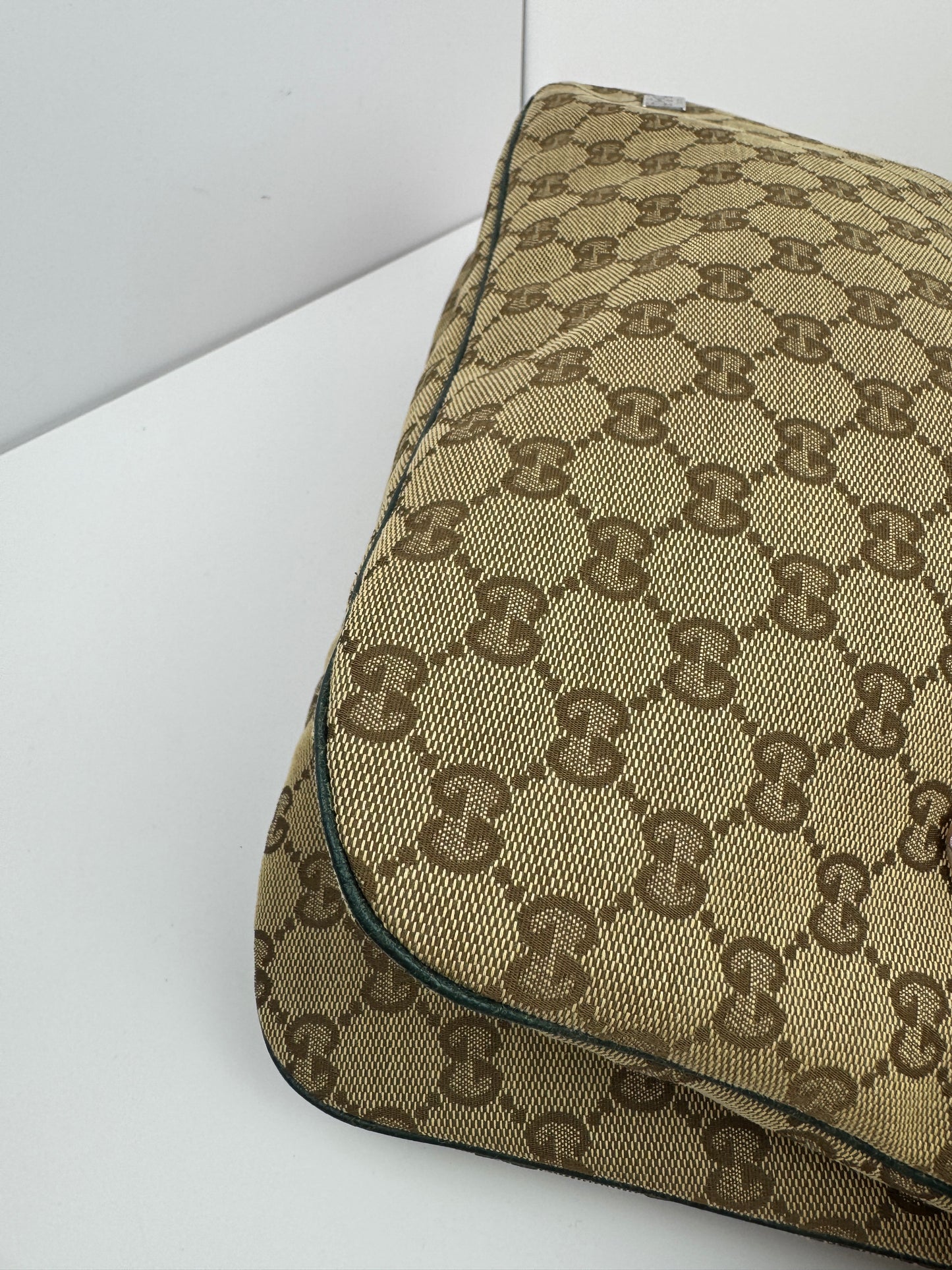 Gucci Hobo Shoulder Bag Sherry Line Strap Green