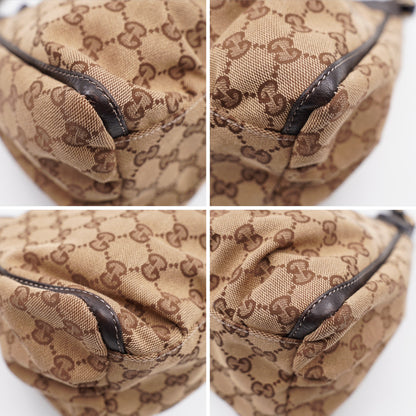 Gucci Brown GG Canvas Abbey D-Ring Shoulder Bag (Vintage)
