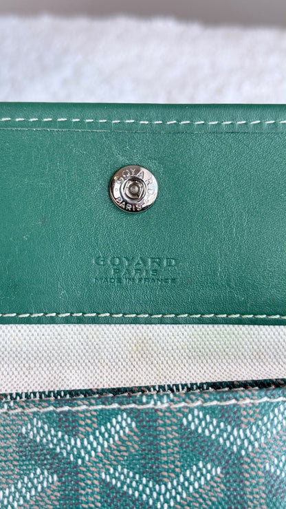 GOYARD Saint Louis Tote Coated Canvas PM Green