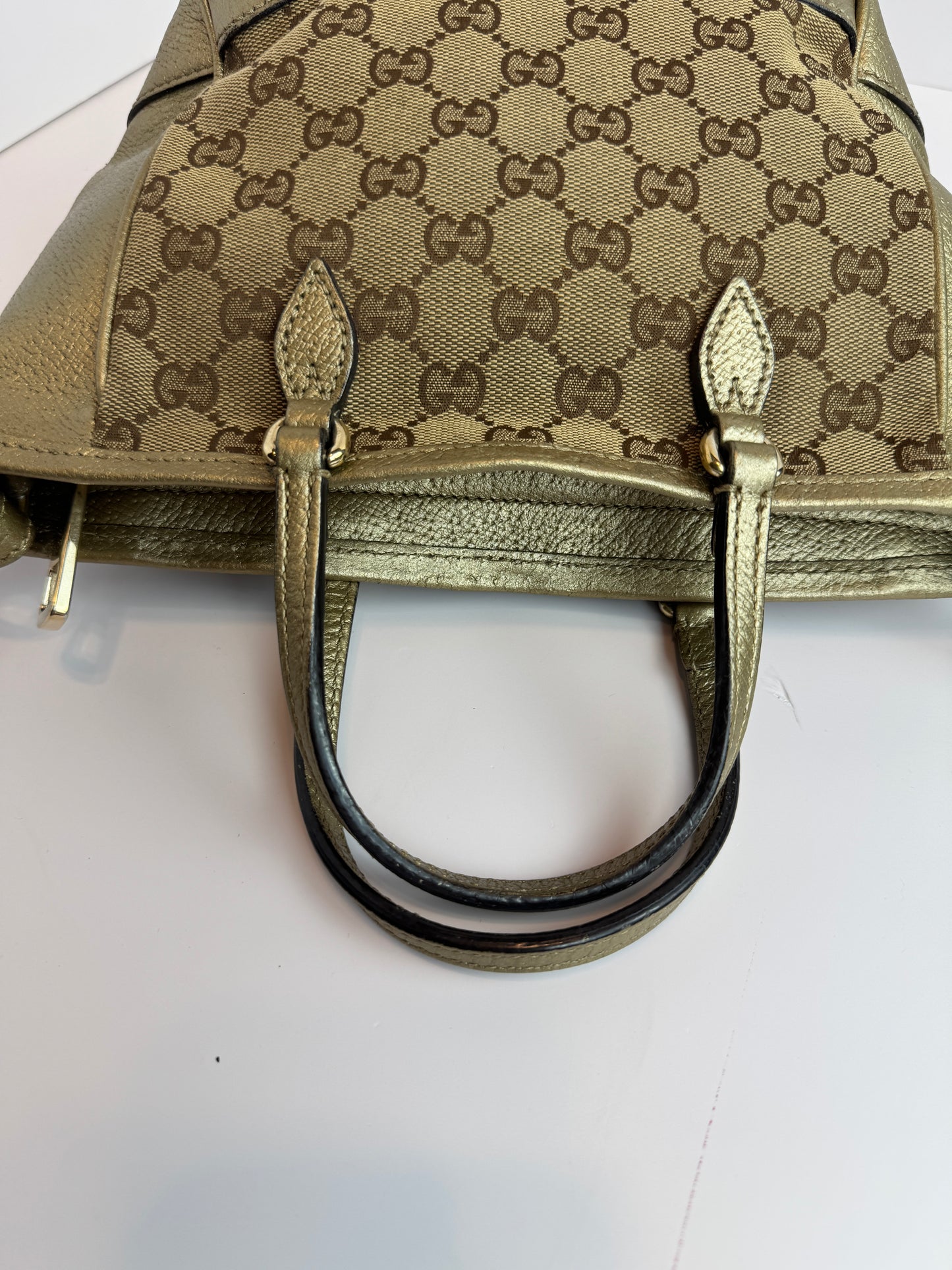 GUCCI Bree GG Canvas Small
