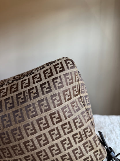 FENDI Zucchino Mama Canvas Dark brown