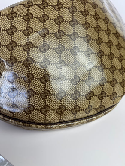 GUCCI GG Crystal Canvas Duchessa Hobo Bag