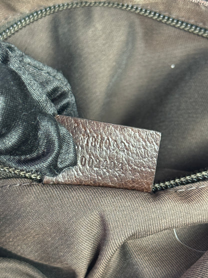 GUCCI Web Halfmoon GG Canvas