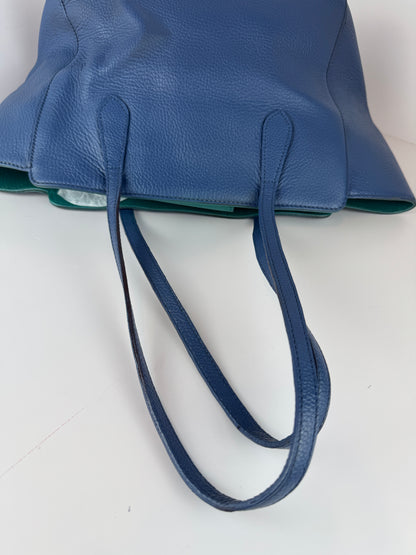 Gucci Swing Tote Leather Blue