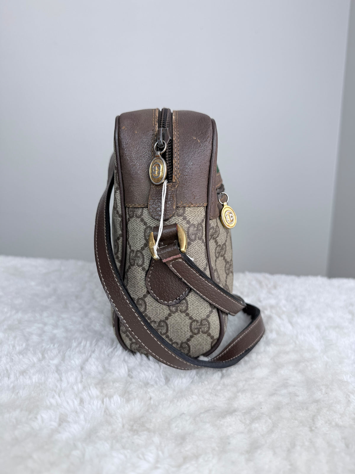 GUCCI GG Supreme Ophidia Coated Canvas Crossbody