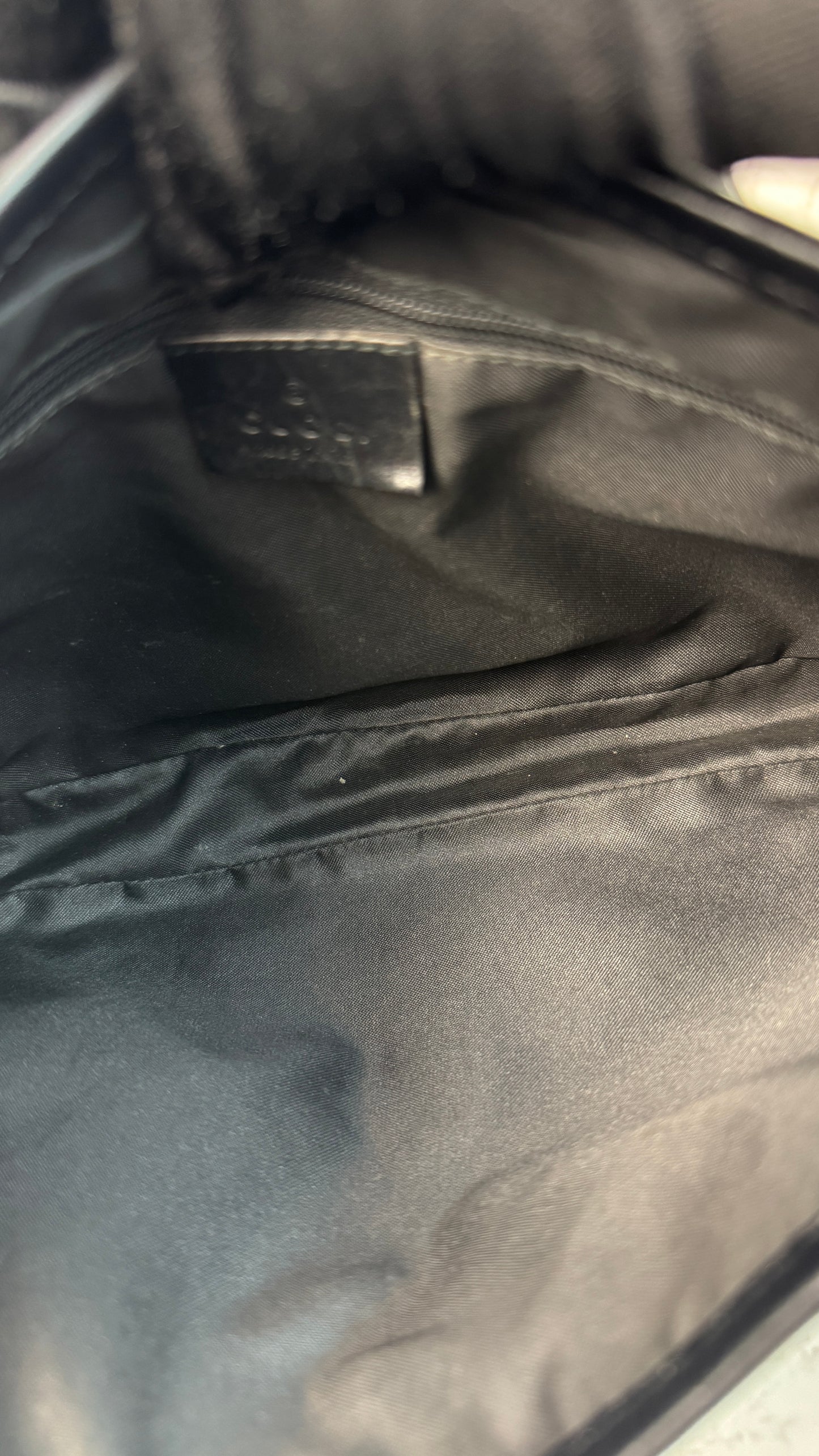 Gucci Jackie Hobo GG Canvas Shoulder Bag Black (Vintage)