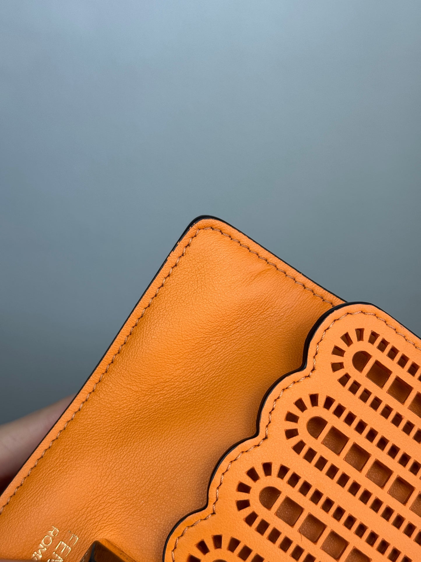 FENDI Vitello Grace Kan I crossbody Leather red