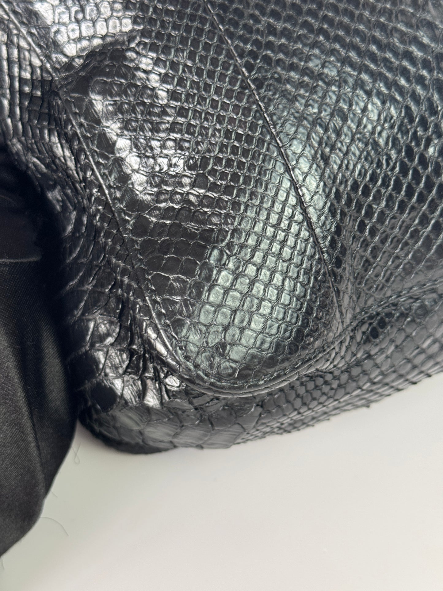 CHLOE Elsie Python Medium Shoulder Bag