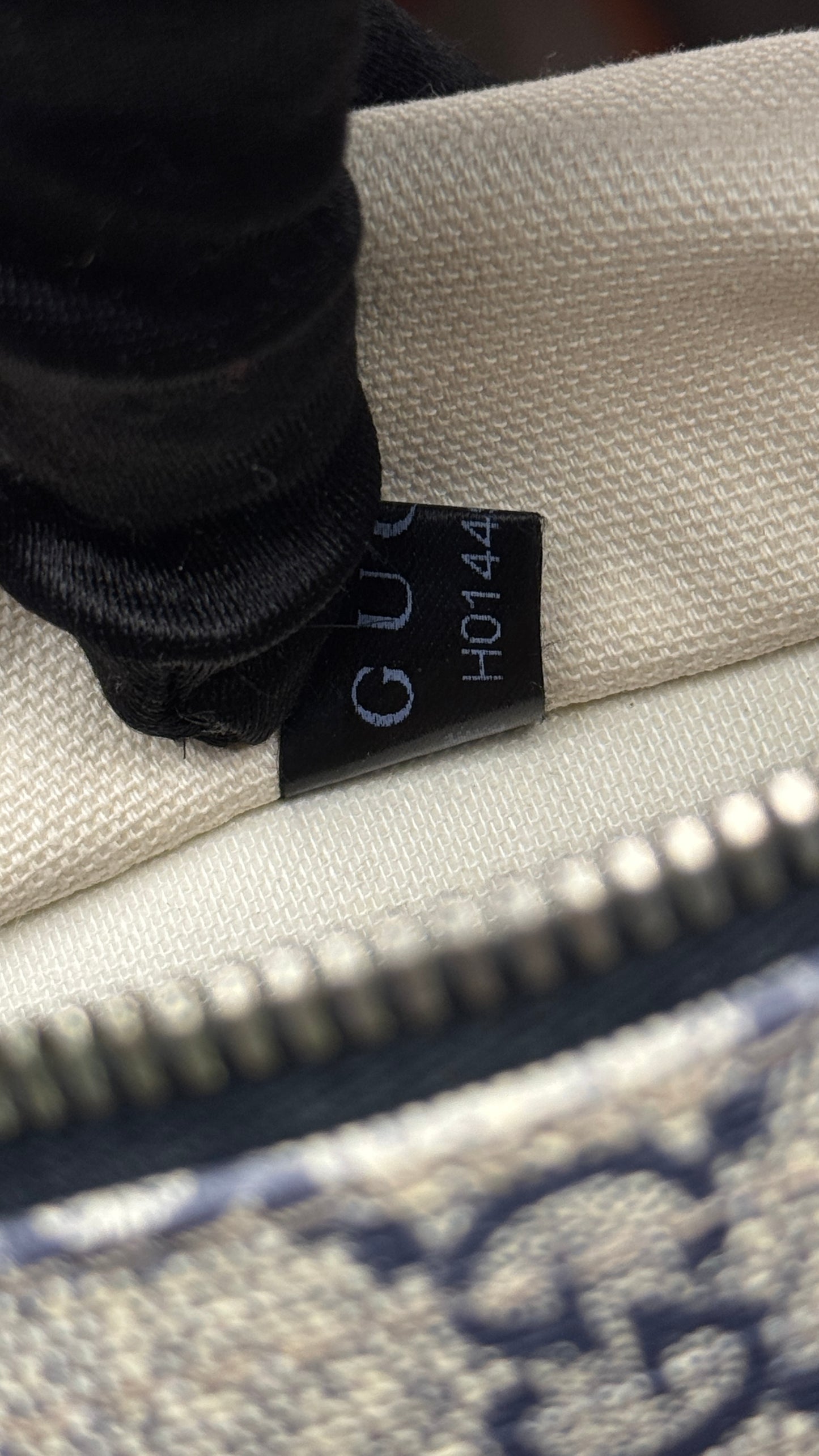 Gucci Front Zip Messenger Navy