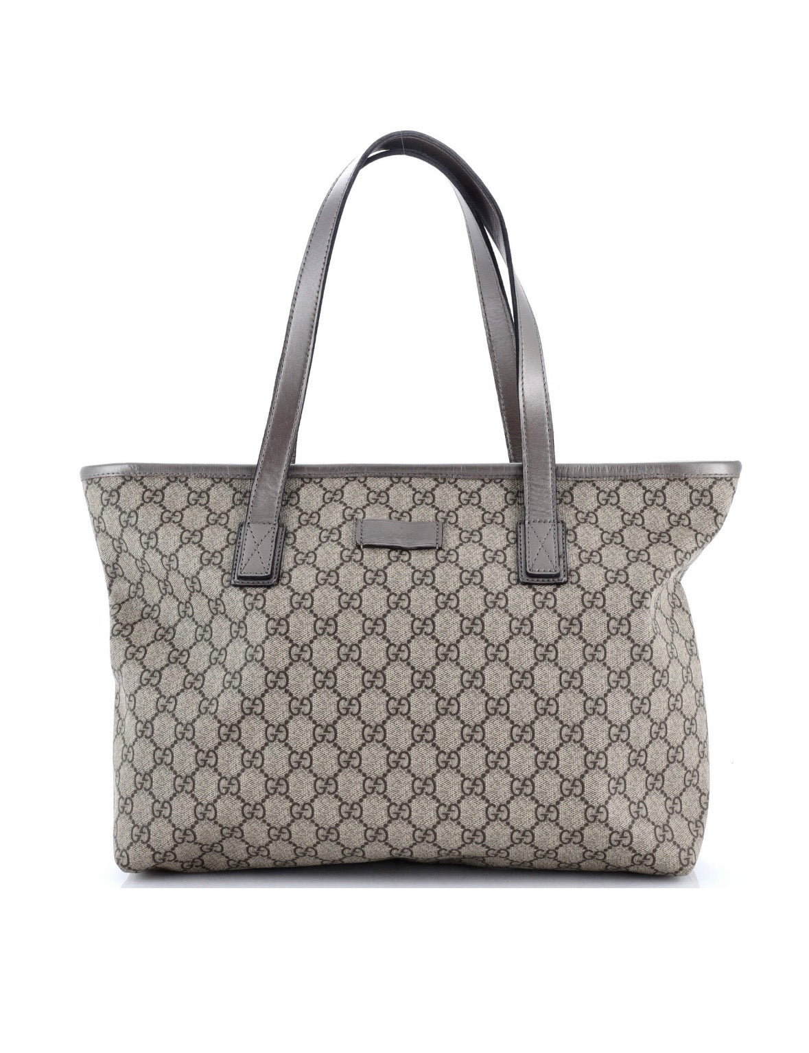 Gucci Plus Tote Medium GG Supreme Coated canvas silver
