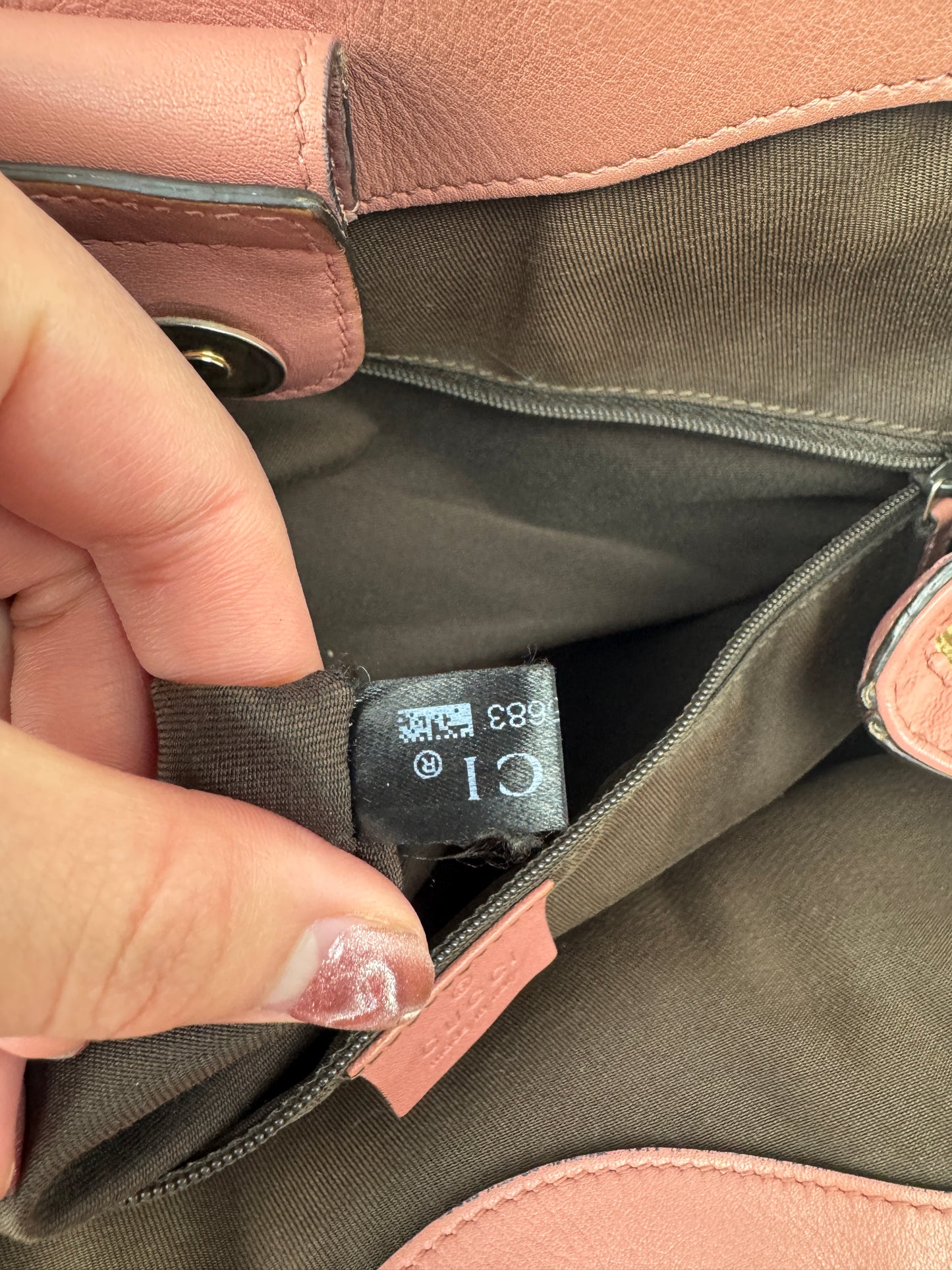 Gucci Sukey Hobo Shoulder GG Canvas Pink