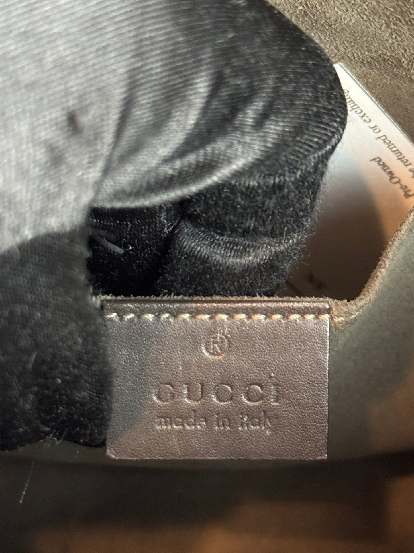 Gucci Web Clutch GG Supreme Coated  Canvas
