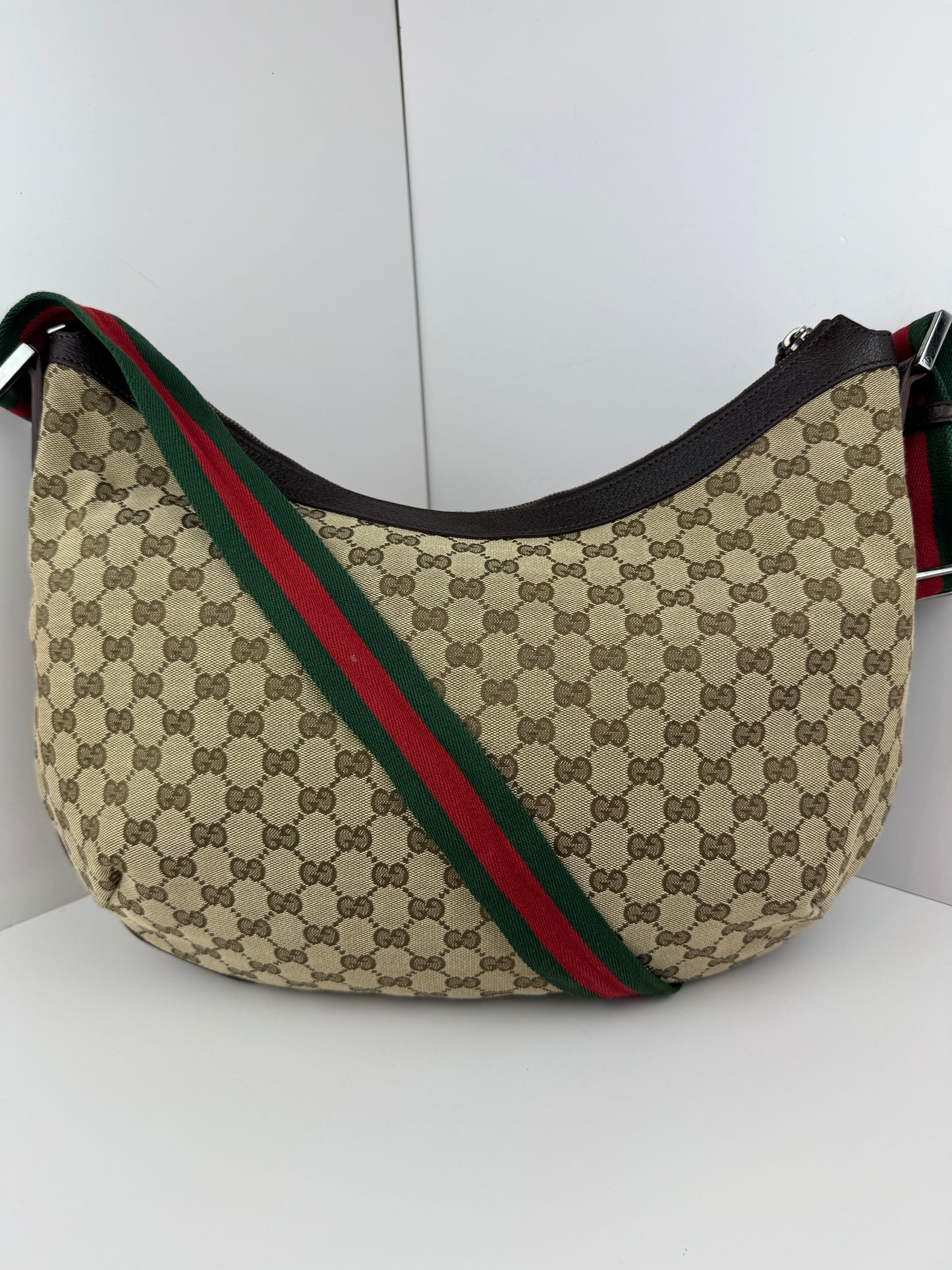 Gucci Half Moon Large Crossbody or Hobo Sherry line Strap
