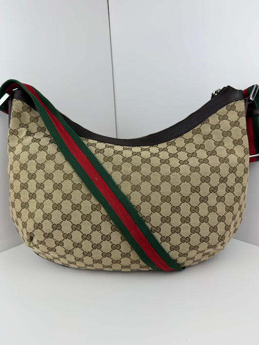 Gucci Half Moon Large Crossbody or Hobo Sherry line Strap