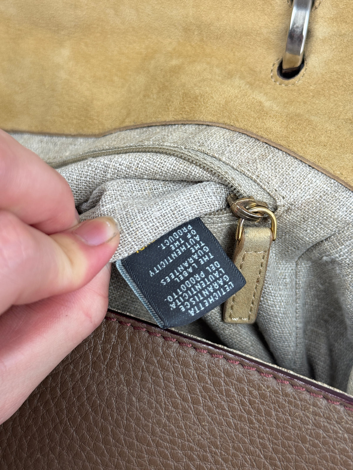 FENDI Pequin Silvana Leather multicolor