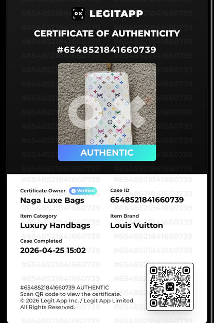 Louis vuitton multicolor wallet