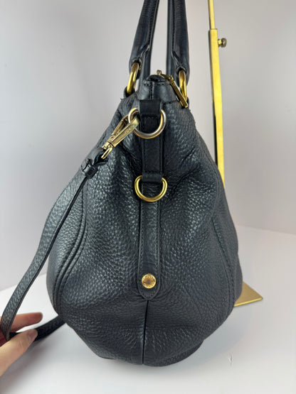 Prada Vitello Daino Zip Tote Nero Black