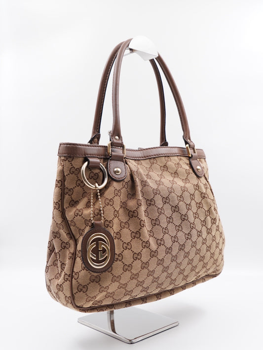 Gucci Sukey Tote GG Canvas