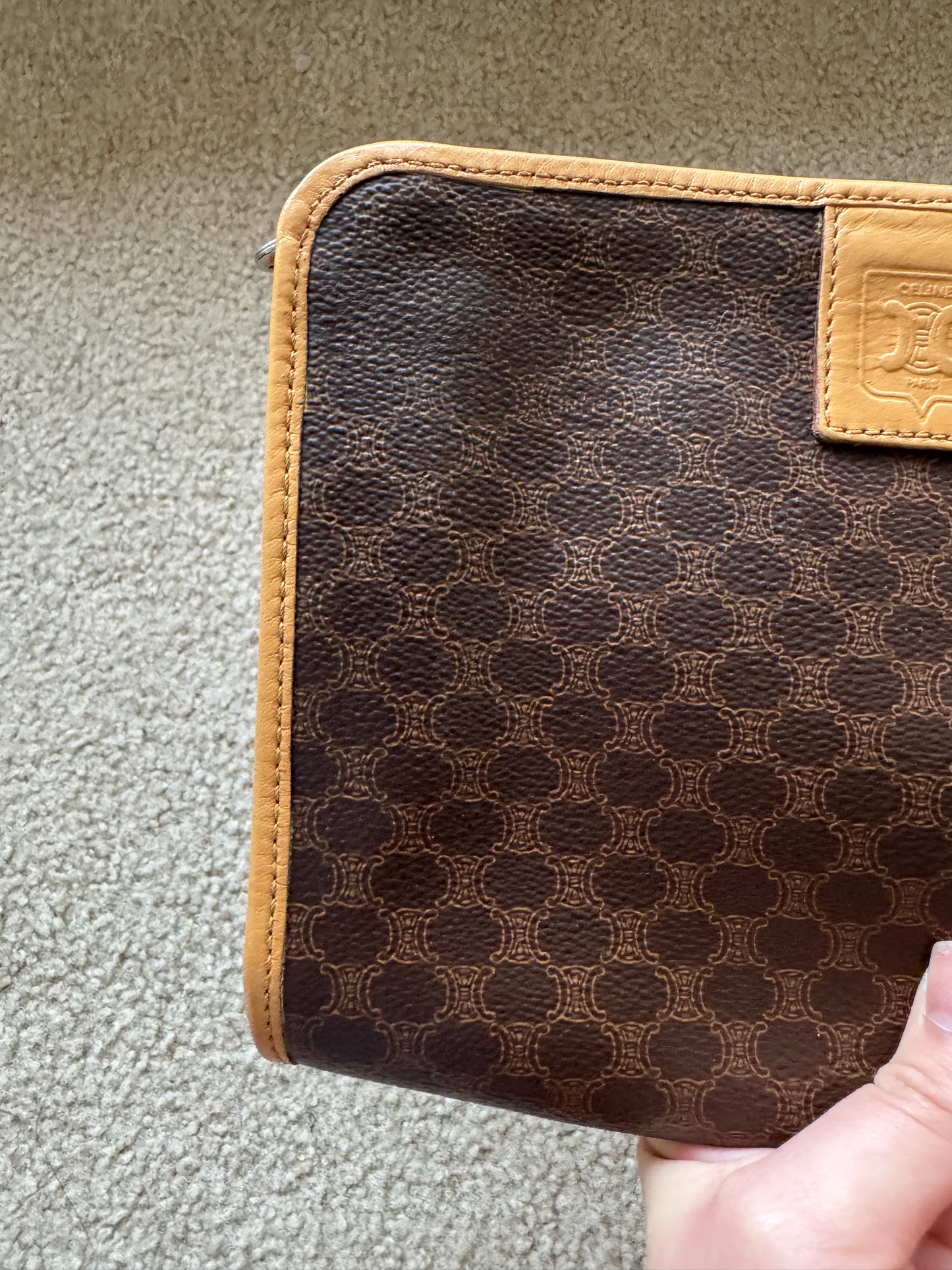 Celine macadam clutch momogram