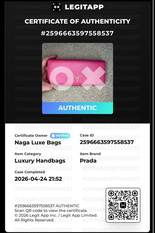 Prada Pink SaffiAno Wallet