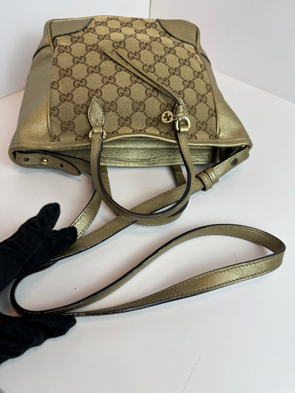 GUCCI Bree GG Canvas Small