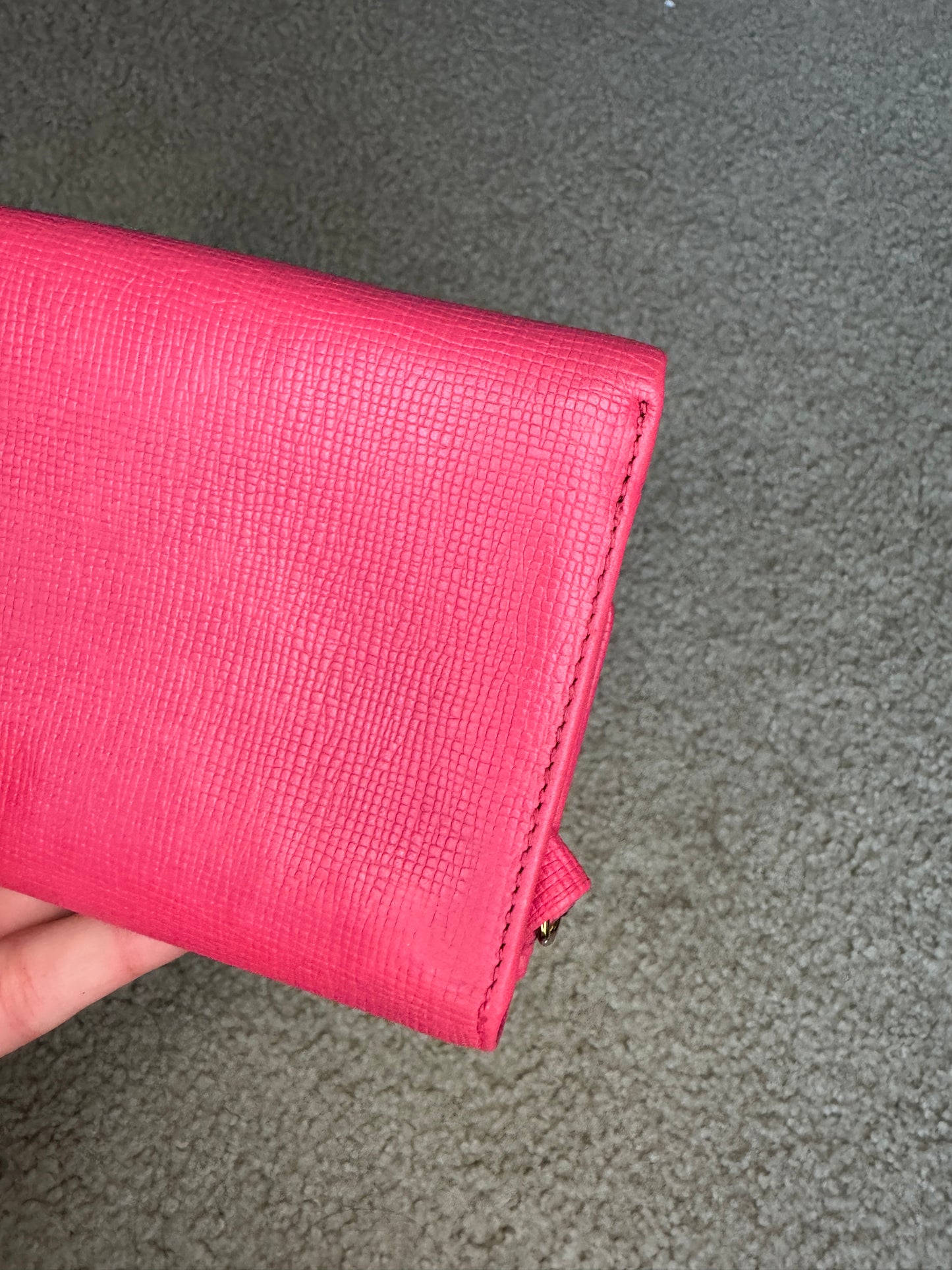 Mcm Wallet Trifold Pink