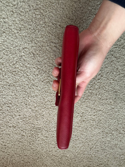 Ferrragamo vara Bow saffiano red