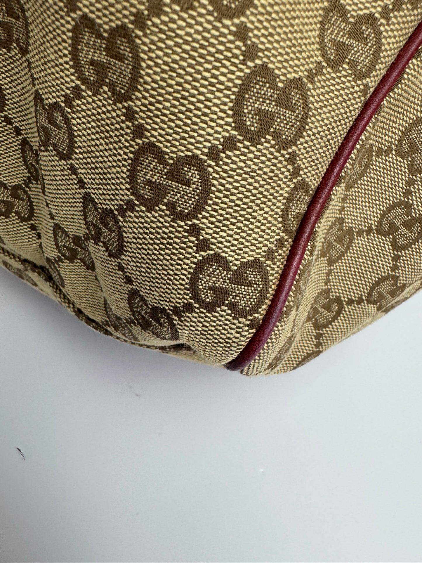 Gucci Sukey Large GG Canvas Burgundy