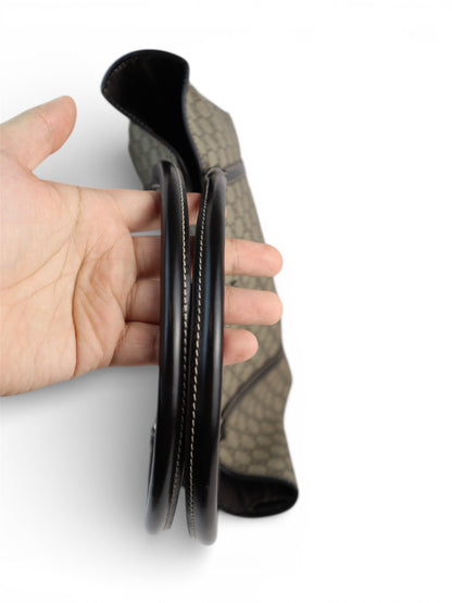 Gucci Joy Tote GG Coated Canvas Dark Brown