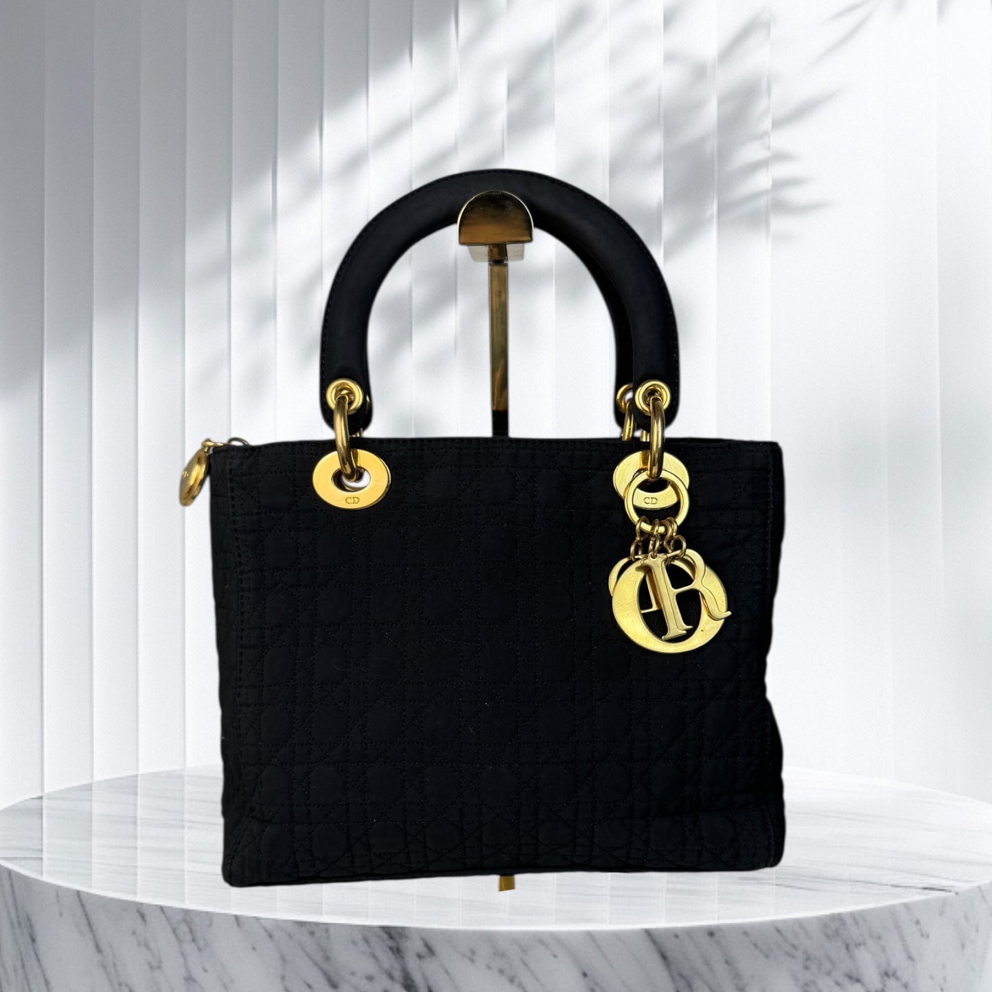 Christian Dior Lady Dior Quilted Tote Bag (Vintage)