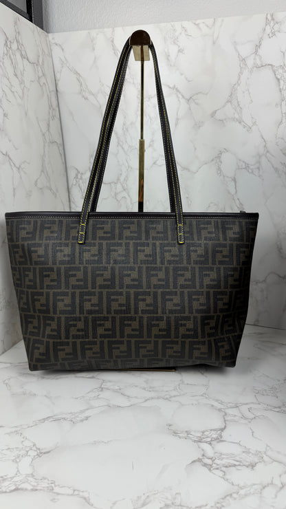 Fendi Zucca Canvas Tot Bag
