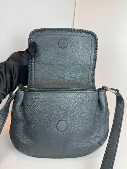 Mcm Leather flap crossbody Dark grey