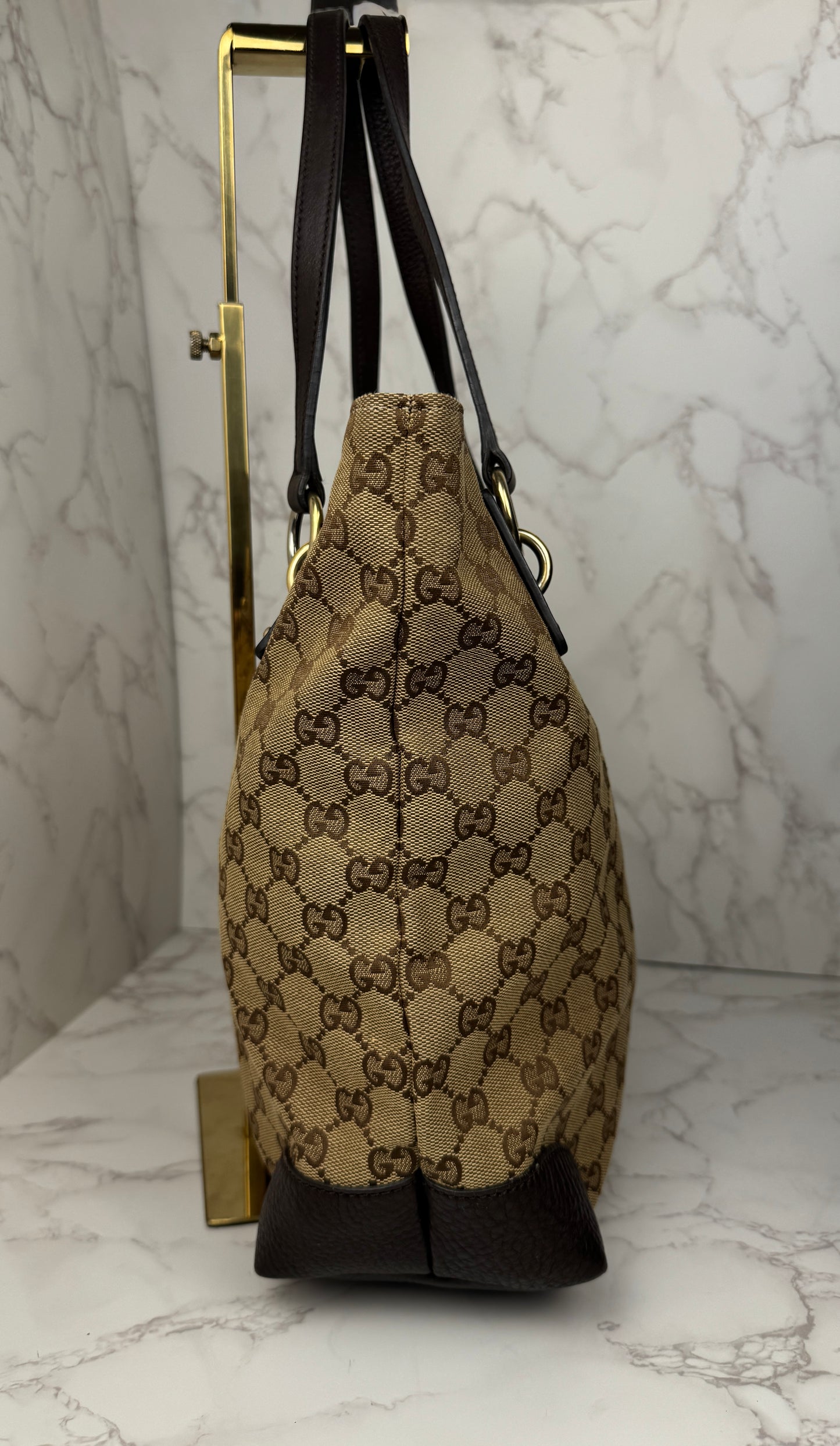 Gucci Tote GG Canvas Eclipse Brown
