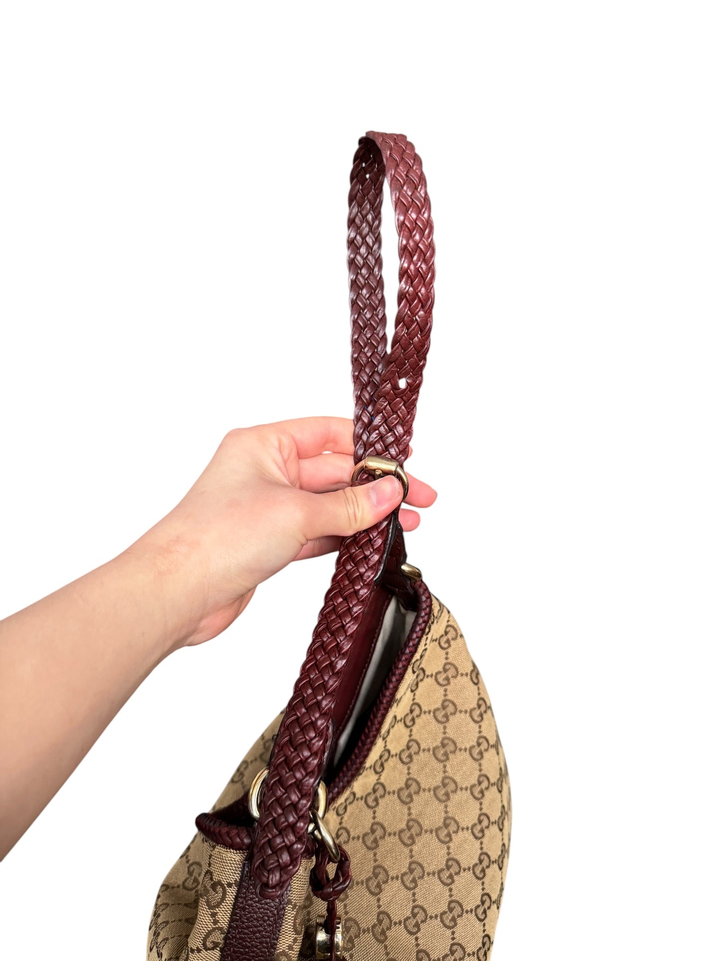 Gucci Marrakech Hobo GG Canvas Medium
