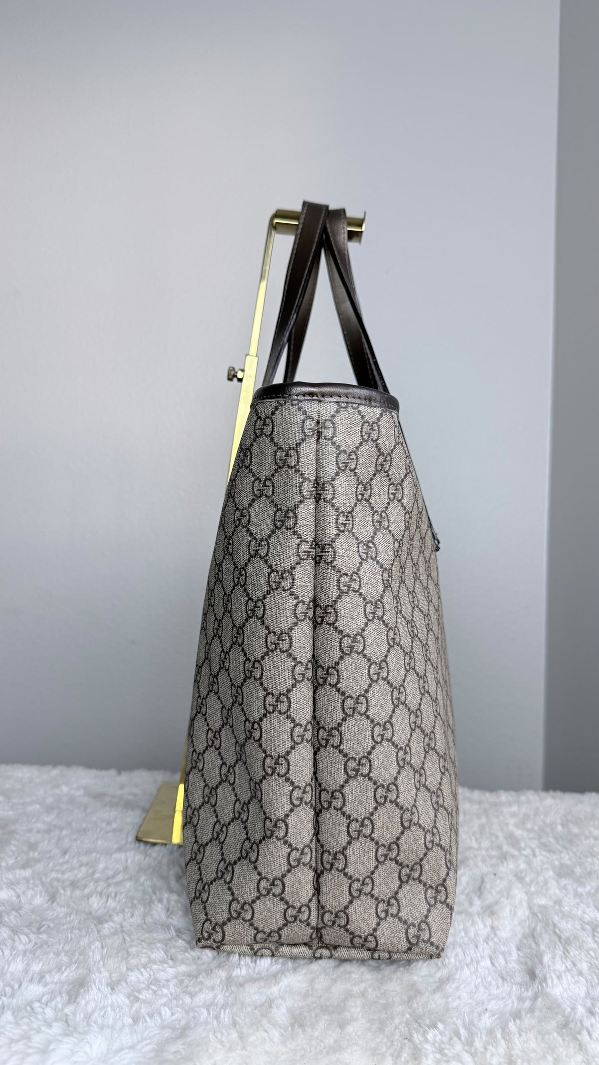 GUCCI Shopping Tote large GG Supreme Coated canvas