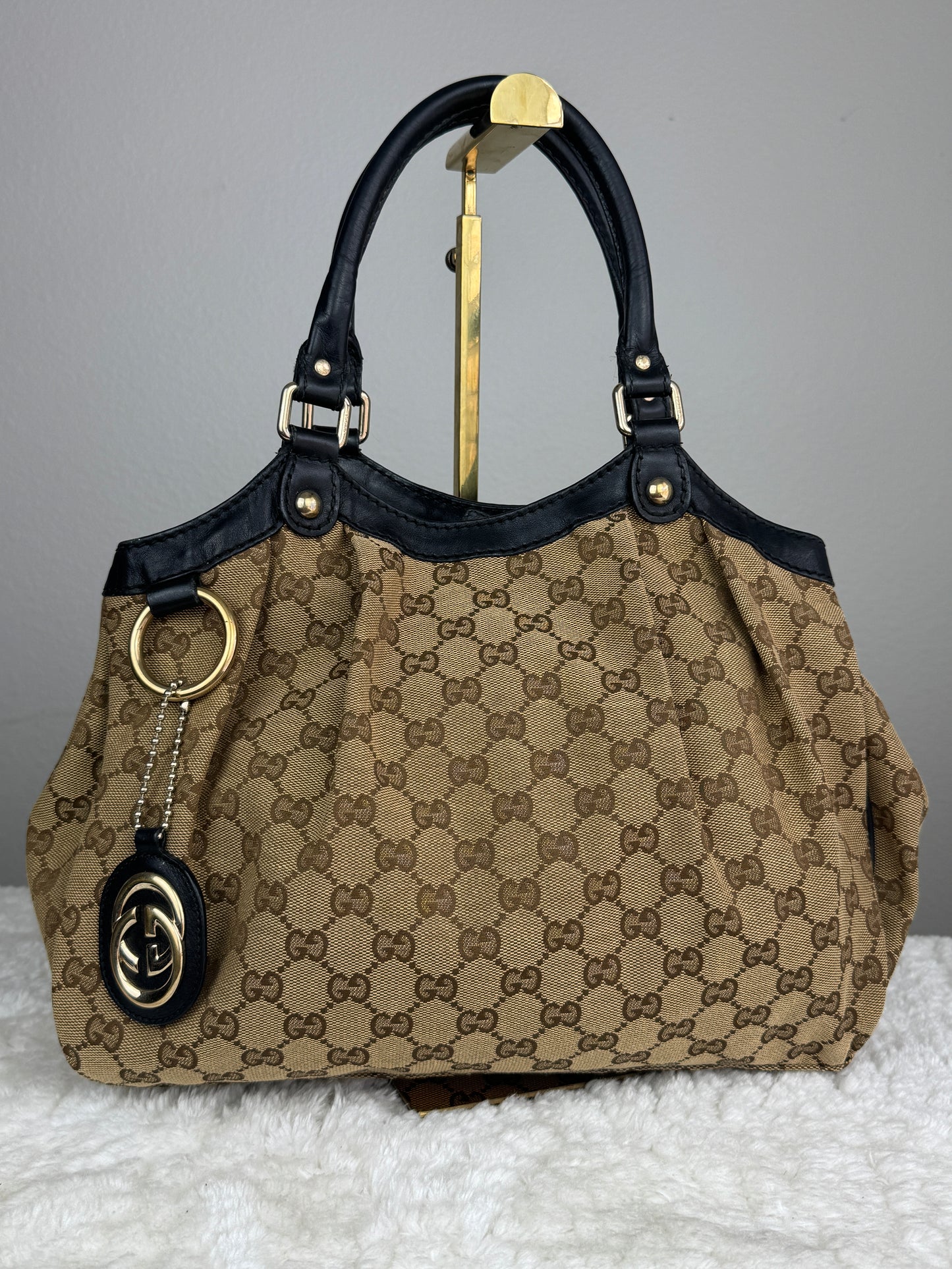 Gucci sukey hobo GG canvas Black