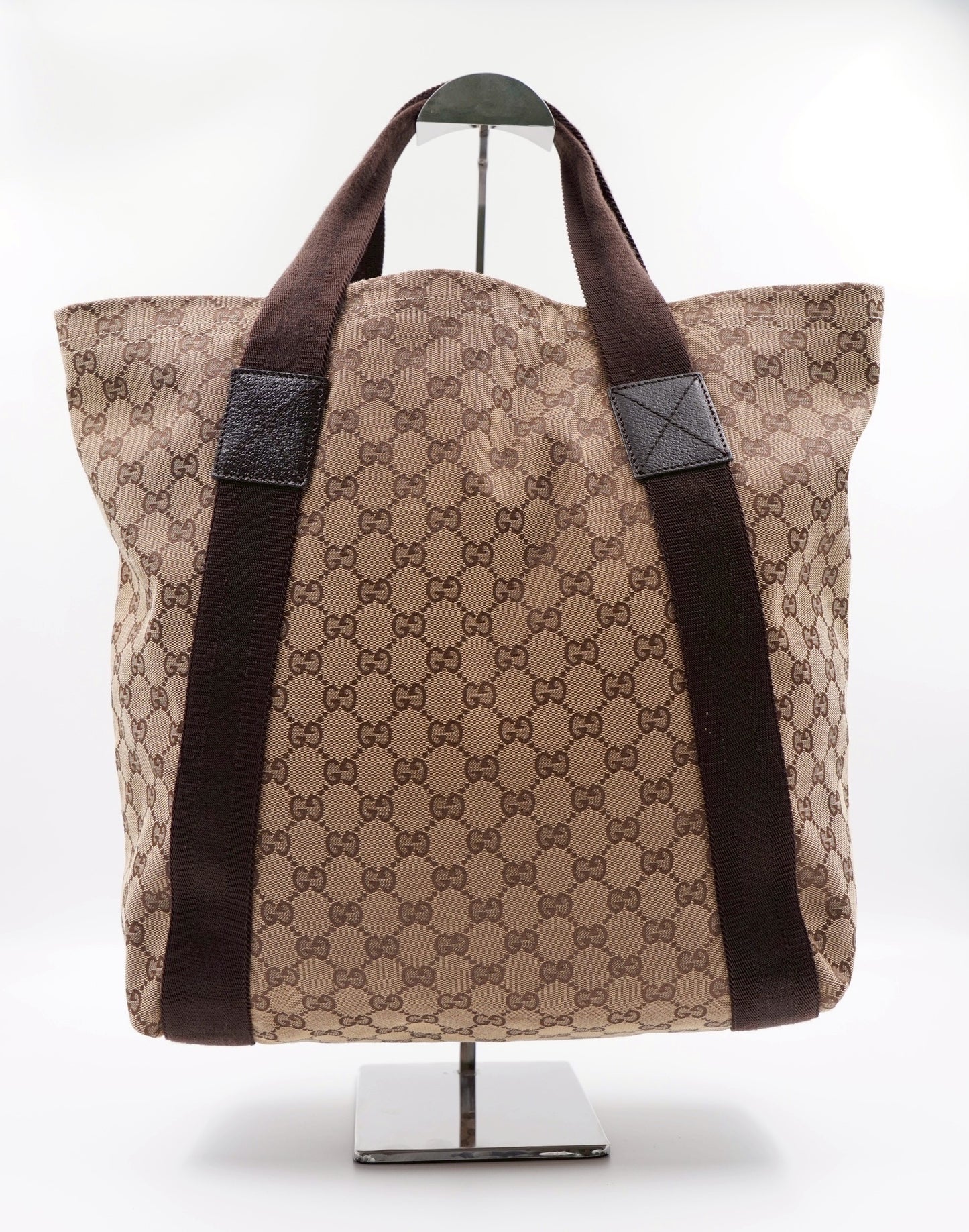 GUCCI Original Web Tote GG Canvas Tall (Vintage)