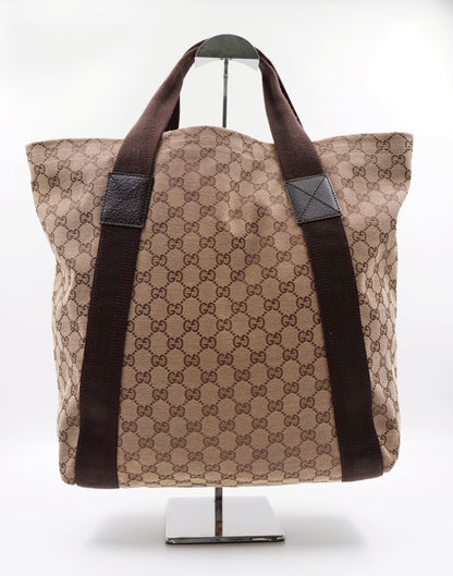 GUCCI Original Web Tote GG Canvas Tall (Vintage)