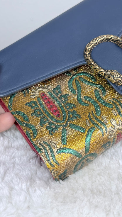 GUCCI Brocade Dionysus Wallet on chain