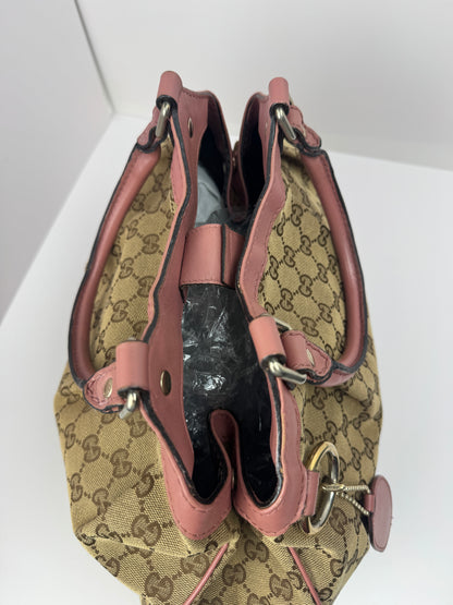 Gucci Sukey Hobo Shoulder GG Canvas Pink