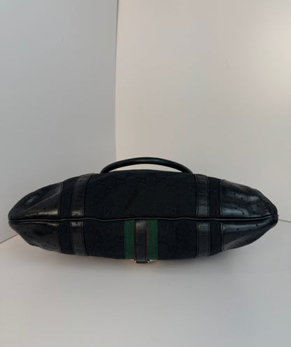 Gucci Web Stripe Interlocking logo GG Canvas