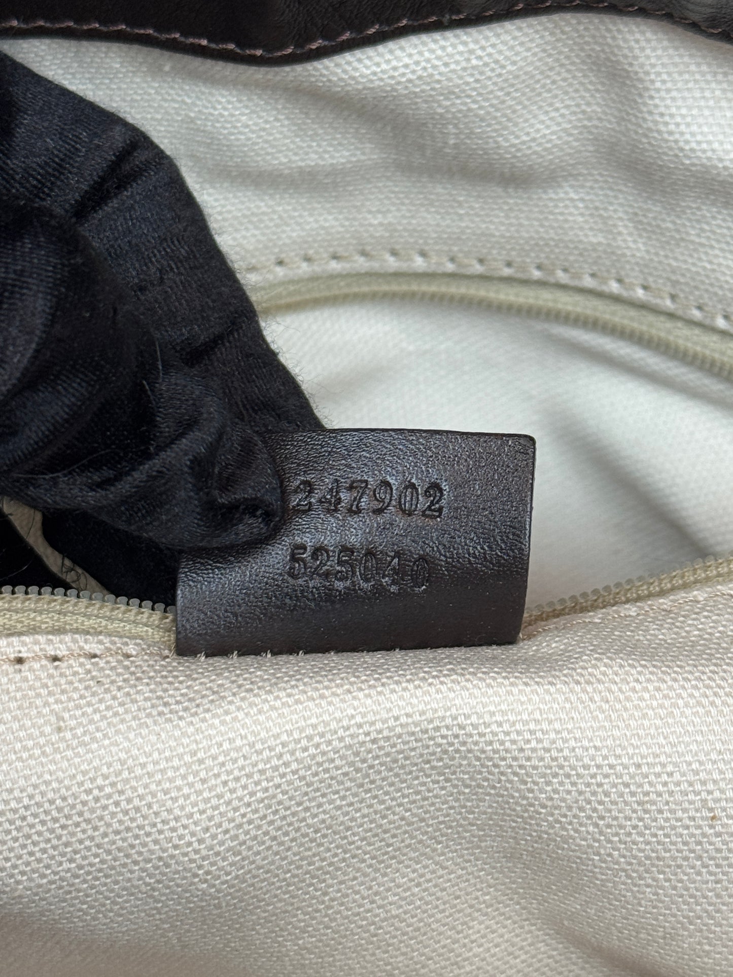 GUCCI Sukey Crossbody GG Canvas Brown