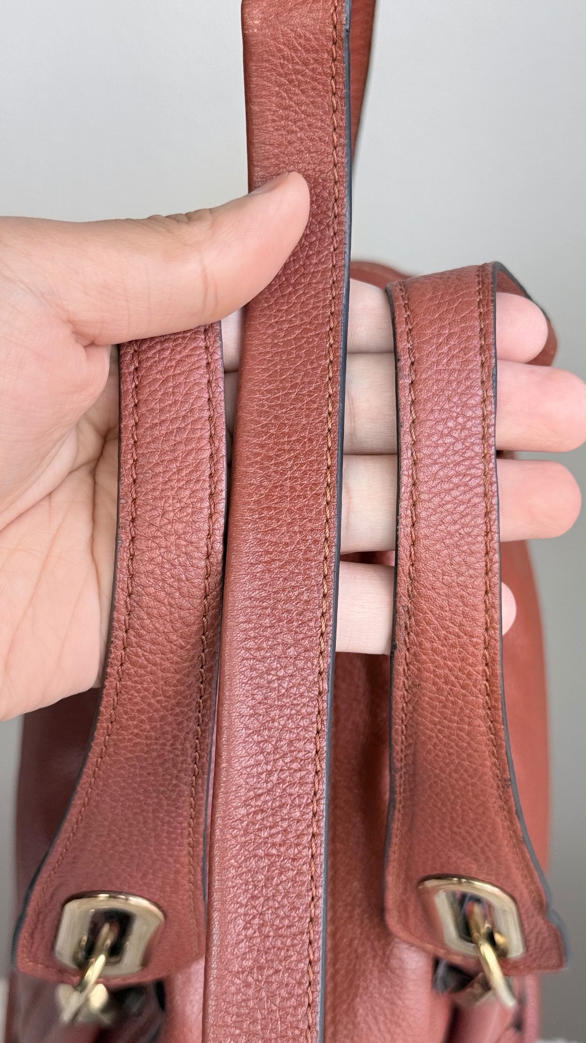 CHLOÉ Paraty Top handle leather bag