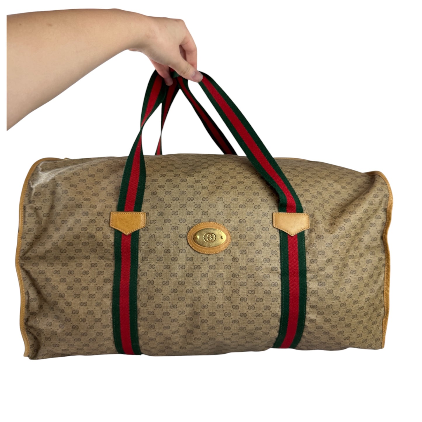 Gucci Vintage Duffle Micro GG Monogram