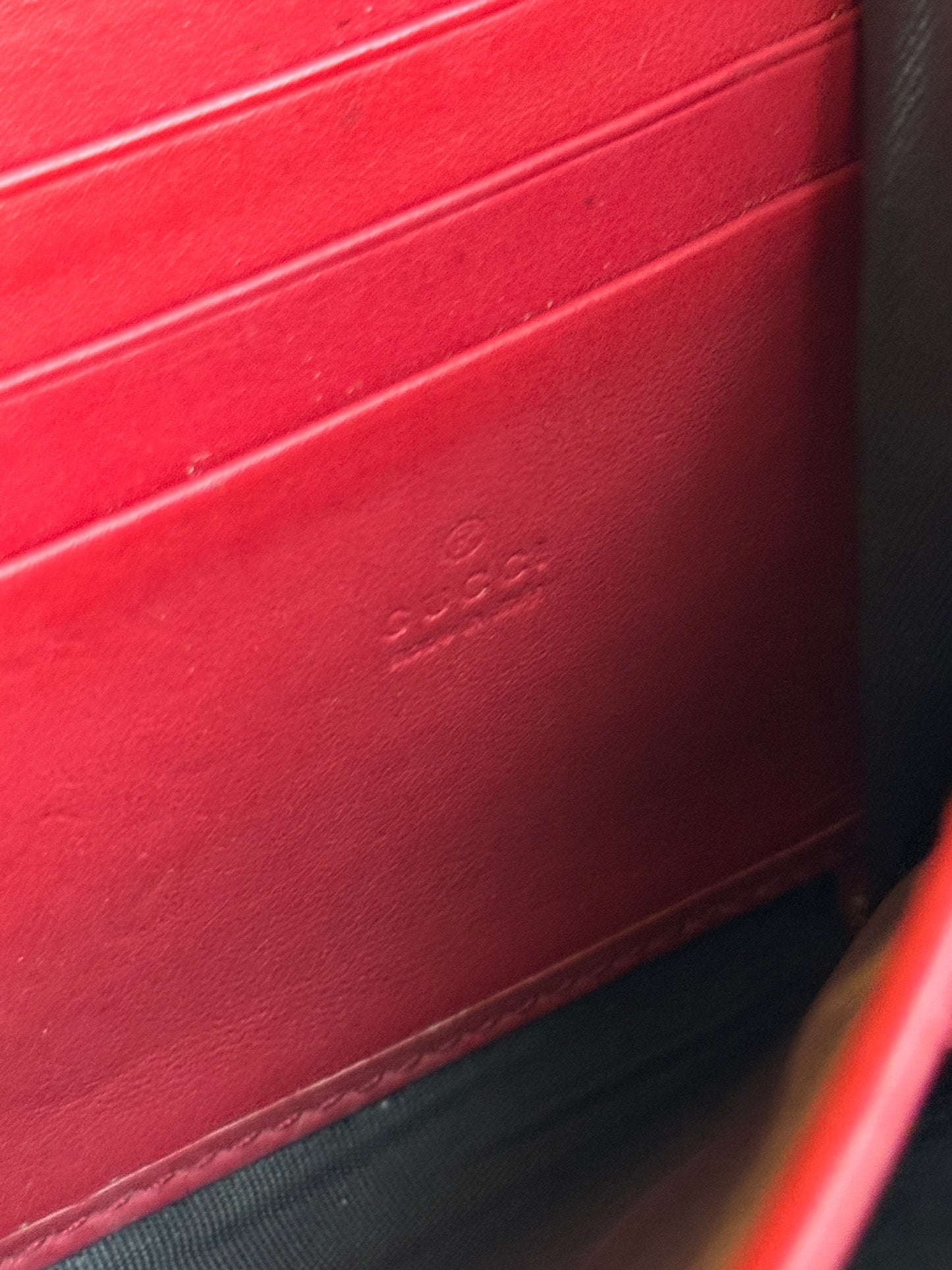 GUCCI Dionysus Chain wallet GG  Coated Canvas Small