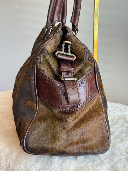 FENDI Du Jour Pony Hair Medium