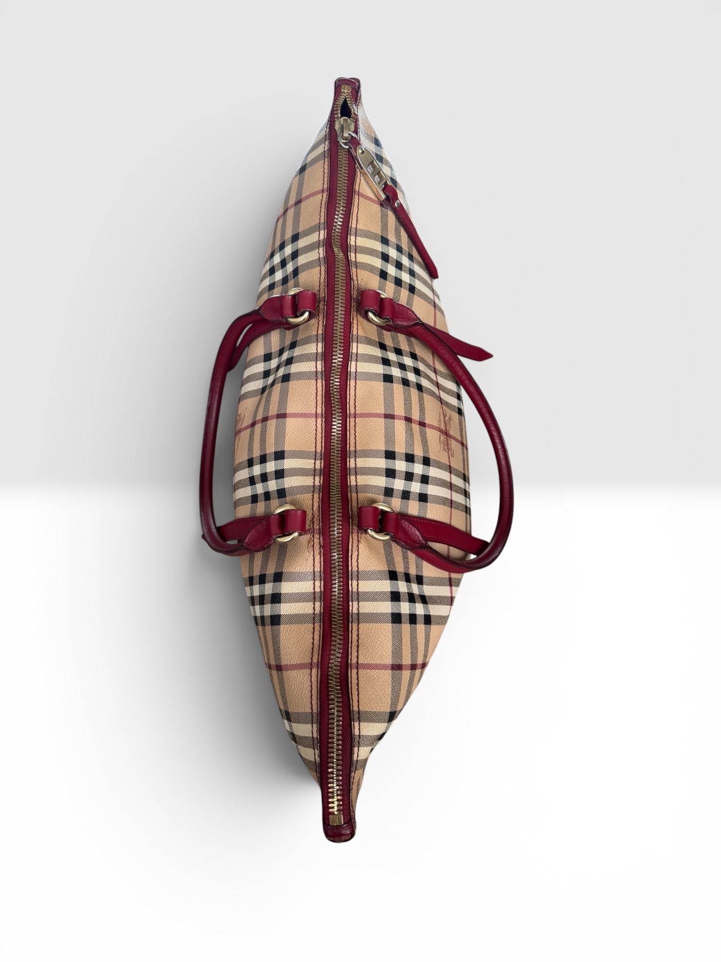 Burberry Salisbury Tote Haymarket check Red