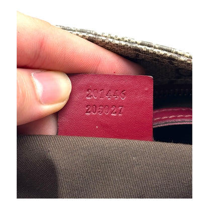 Authentic Gucci Supreme Web Flat Messenger Bag